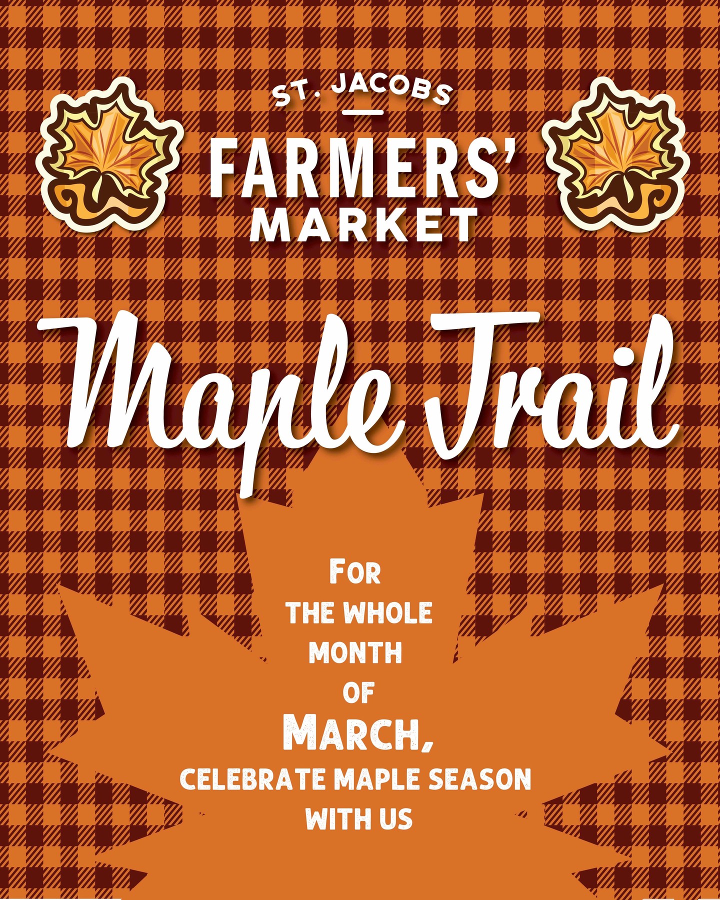 March just got a whole lot sweeter. 🍁

The Maple Trail is on all month long — and yes, it’s basically a love letter to maple in every form imaginable. Think maple-glazed, maple-drizzled, maple-stuffed, maple-everything.

Grab a map, follow the trail, visit all our participating vendors , buy some treats, and taste your way through the Market one sticky (in the best way) stop at a time. March plans? Sorted. 🍁

For more info, comment MAPLETRAIL and we’ll send you the details. 🍁