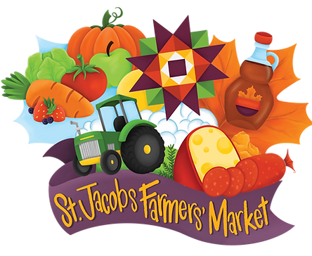 Completed collectable stickers at St. Jacobs Farmers' Market